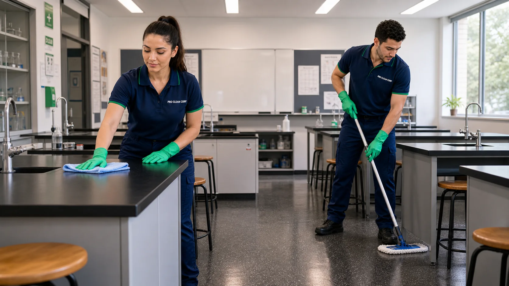 Our Cleaning Process in Action